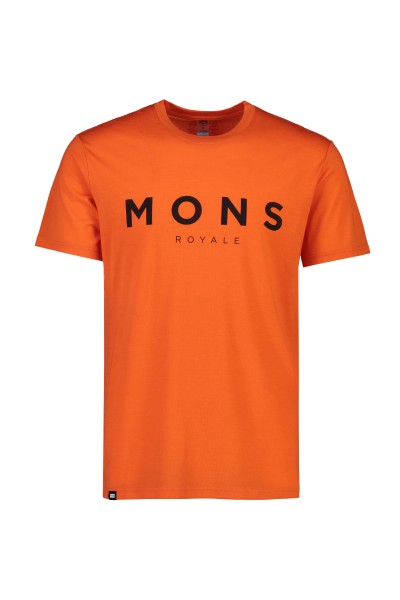 Mons Royale M. Icon T-Shirt Orange Smash 100275-1154-122