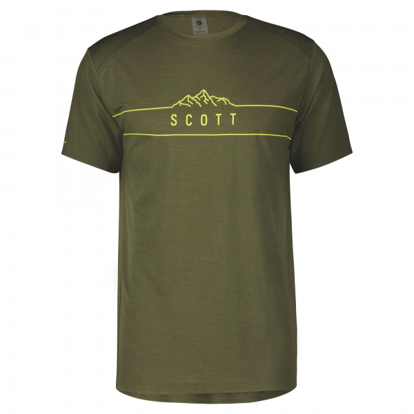 Scott Shirt M's Defined Merino fir green 403180