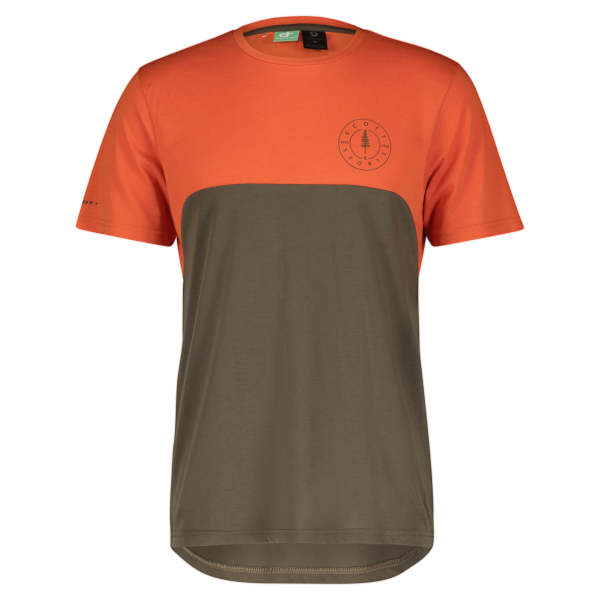 Scott Shirt M's Trail Flow DRI braze orange/shadow brown 403232