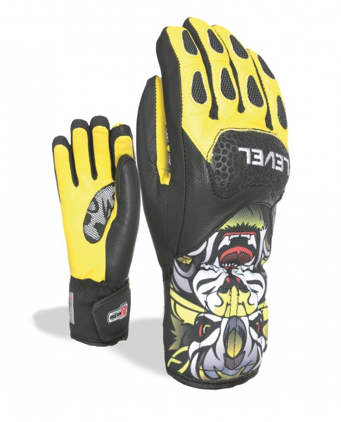 Glove SQ JR CF PK Yellow